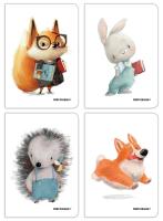 Zeszyt A4 60k kratka PP Fun pakiet 4 sztuki mix. Wydawca: Narcissus. SmakLiter.pl Opakowanie Zeszyt A4 60k kratka PP Fun pakiet 4 sztuki mix