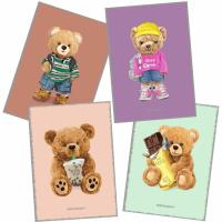 Zeszyt A4/60K kratka PP Teddies (4szt) NARCISSUS. Wydawca: Narcissus. SmakLiter.pl Opakowanie Zeszyt A4/60K kratka PP Teddies (4szt) NARCISSUS