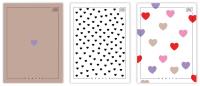 Opakowanie Zeszyt A4/80K kratka UV Hearts (5szt)