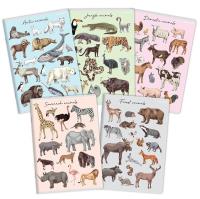 Zeszyt A5/16K kratka Zwierzęta PP (10szt). Wydawca: Top 2000. SmakLiter.pl Opakowanie Zeszyt A5/16K kratka Zwierzęta PP (10szt)