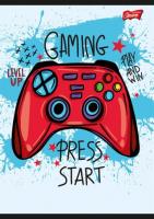 Opakowanie Zeszyt A5 16K linia dwukolorowa GAMEPAD PAKIET 15 SZTUK