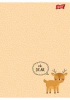 Opakowanie Zeszyt A5 16K linia dwukolorowa WOODLAND ANIMALS PAKIET 15 SZTUK