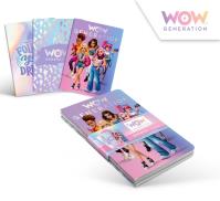 Zeszyt A5 25k WOW pakiet 3 sztukI mix wzorów. Wydawca: Kids Euroswan. SmakLiter.pl Opakowanie Zeszyt A5 25k WOW pakiet 3 sztukI mix wzorów