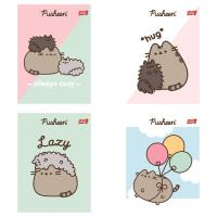 Opakowanie Zeszyt A5 32 k. kratka Pusheen mix wzorów paczka 15 szt.