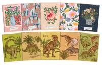 Opakowanie Zeszyt A5/32K kratka Dino/Spring (10szt)