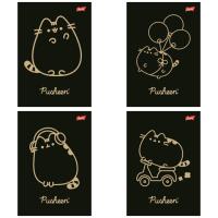Opakowanie Zeszyt A5 60 k. kratka Pusheen Gold mix wzorów paczka 10 szt.