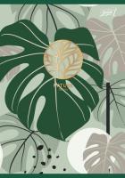 Opakowanie Zeszyt A5 60K krata TROPICAL LEAVES PAKIET 10 SZTUK