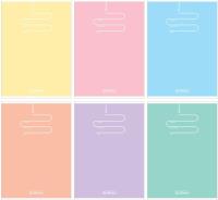 Opakowanie Zeszyt A5 60k linia Herlitz Pastel Color Blocking  pakiet 5 sztuk