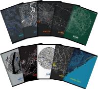 Opakowanie Zeszyt A5/80K kratka Monochrome Mapping (5szt)