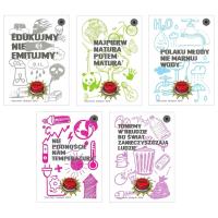 Zeszyt A5/80K kratka Panic (5szt). Wydawca: Ziemia Obiecana. SmakLiter.pl Opakowanie Zeszyt A5/80K kratka Panic (5szt)