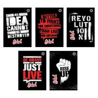 Opakowanie Zeszyt A5/80K kratka Rebels (5szt)