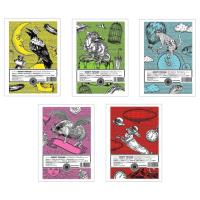 Opakowanie Zeszyt A5/80K kratka Vintage (10szt)