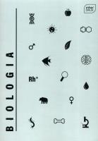 Opakowanie Zeszyt A5 Biologia w kratkę 60 kartek 10 sztuk