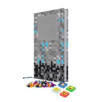 Zeszyt A5 w Linie Kratka z szarym panelem. Wydawca: Pixie Crew. SmakLiter.pl Opakowanie Zeszyt A5 w Linie Kratka z szarym panelem