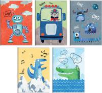 Zeszyt A6/32K kratka Boy's card (12szt) TOP2000. Wydawca: Top 2000. SmakLiter.pl Opakowanie Zeszyt A6/32K kratka Boy's card (12szt) TOP2000