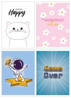 Zeszyt GIMBOO A5 w kratkę 16 kartek mix. Wydawca: PBS Connect Polska. SmakLiter.pl Opakowanie Zeszyt GIMBOO A5 w kratkę 16 kartek mix