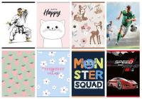 Opakowanie Zeszyt GIMBOO A5 w kratkę 32 kartki mix