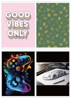 Opakowanie Zeszyt GIMBOO A5 w kratkę 60 kartek mix