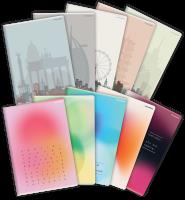 Opakowanie ZESZYT TOP 2000 CITY/GRAD A5 96K 70G L9M MIX linia z marginesem PAKIET 5 SZTUK