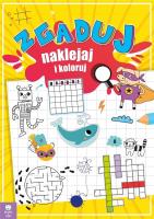 Okładka książki Zgaduj naklejaj i koloruj