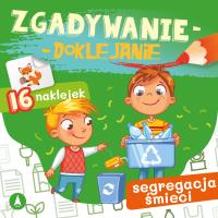 Okładka książki Zgadywanie-doklejanie. Segregacja śmieci
