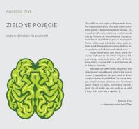 Zielone pojęcie. Dużym dzieciom do poduszki. Autor: Ptak Apolonia. SmakLiter.pl Okładka książki Zielone pojęcie. Dużym dzieciom do poduszki
