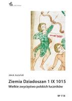 Ziemia Dziadoszan 1 IX 1015. Autor: Jakub Juszyński. SmakLiter.pl Okładka książki Ziemia Dziadoszan 1 IX 1015