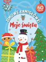 Zimowe łamigłówki Moje święta. Autor: Opracowanie zbiorowe. SmakLiter.pl Okładka książki Zimowe łamigłówki Moje święta