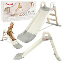 Zjeżdżalnia biało-szara dla dzieci 140cm. Wydawca: Doloni. SmakLiter.pl Opakowanie Zjeżdżalnia biało-szara dla dzieci 140cm