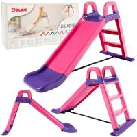 Zjeżdżalnia różowo-fioletowa dla dzieci 140cm. Wydawca: Doloni. SmakLiter.pl Opakowanie Zjeżdżalnia różowo-fioletowa dla dzieci 140cm