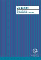 Zła pamięć. Przeciw-historia w polskim teatrze... Autor: Monika Kwaśniewska, Niziołek Grzegorz. SmakLiter.pl Okładka książki Zła pamięć. Przeciw-historia w polskim teatrze..