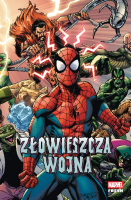 Złowieszcza wojna. Autor: Nick Spencer, Christos Gage, Ed Brisson, Mark Bagley, Federico Sabbatini, Zé Carlos, Marcelo Ferreira, Federico Vicentini, Carlos Gómez, Dio Nieves. SmakLiter.pl Okładka książki Złowieszcza wojna