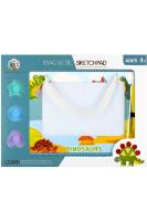 Opakowanie Znikopis magnetyczny z akcesoriami 3w1 Dino