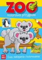 Zoo. Kolorowa przygoda. Autor: Katarzyna Maćkowiak. SmakLiter.pl Okładka książki Zoo. Kolorowa przygoda