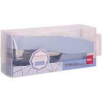 Zszywacz 24/6, 26/6 25 kartek niebieski DELI. Wydawca: DELI. SmakLiter.pl Opakowanie Zszywacz 24/6, 26/6 25 kartek niebieski DELI