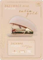 Opakowanie Zszywacz mini+zszywki Satin Gold