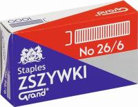 Opakowanie Zszywki 26/6 (1000szt*10) GRAND