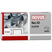 Zszywki No10 x 1000. Wydawca: NOVUS. SmakLiter.pl Opakowanie Zszywki No10 x 1000