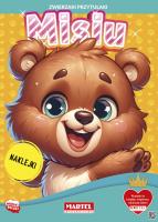 Zwierzaki przytulaki. Misiu z naklejkami. Autor: Katarzyna Salamon. SmakLiter.pl Okładka książki Zwierzaki przytulaki. Misiu z naklejkami