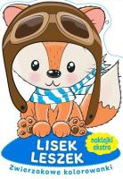 Okładka książki Zwierzakowe kolorowanki. Lisek Leszek