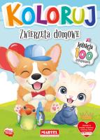 Okładka książki Zwierzęta domowe. Koloruj