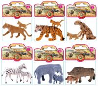 Opakowanie Zwierzęta flokowane mama i dziecko