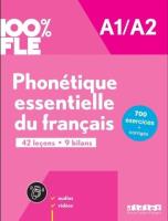 Okładka książki 100% FLE Phonetique essentielle du franc. A1/A2...