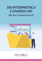 Okładka książki 100 interpretacji z zakresu VAT dla biur rachunkow
