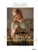 100 pomysłów na prosty obiad. Autor: Lekka Anna. SmakLiter.pl Okładka książki 100 pomysłów na prosty obiad