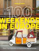100 weekends in Europe wer. angielska. Autor: Opracowanie zbiorowe. SmakLiter.pl Okładka książki 100 weekends in Europe wer. angielska