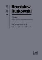 Okładka książki 15 Kolęd na 3 i 4 gł. chór żeński lub dziecięcy