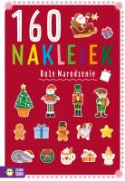 Okładka książki 160 naklejek. Boże Narodzenie