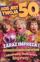 Opakowanie 281 Karnet JCX na 50 urodziny dla kobiety z grą...