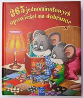 Okładka książki 365 jednominutowych opowieści na dobranoc